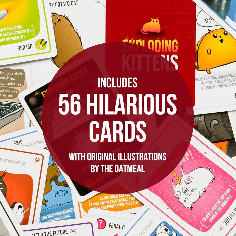 Exploding Kittens Original Edition Card Game - NWT - Picture 2 of 7
